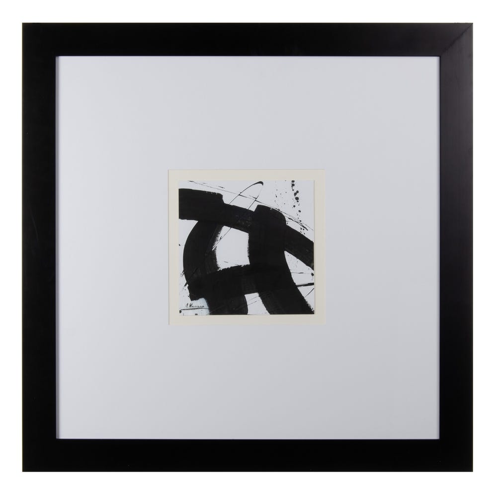 Cuadro Pintura 2/M Negro-Blanco 113 x 1,70 x 113 cm - Imagen 3