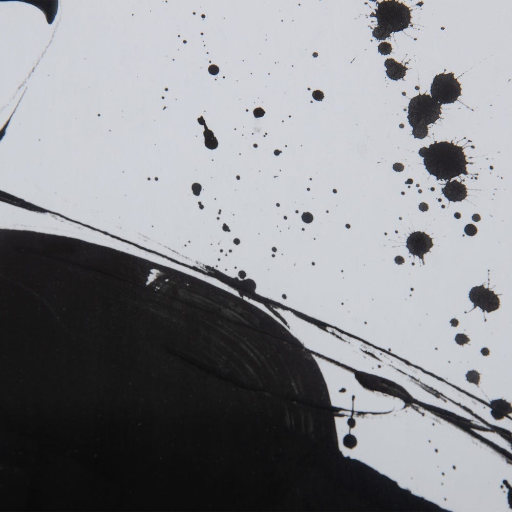 Cuadro Pintura 2/M Negro-Blanco 113 x 1,70 x 113 cm - Imagen 4