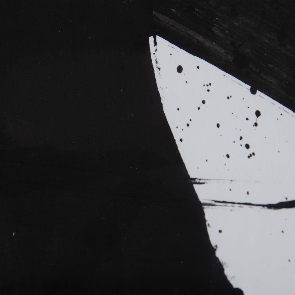 Cuadro Pintura 2/M Negro-Blanco 113 x 1,70 x 113 cm - Imagen 6