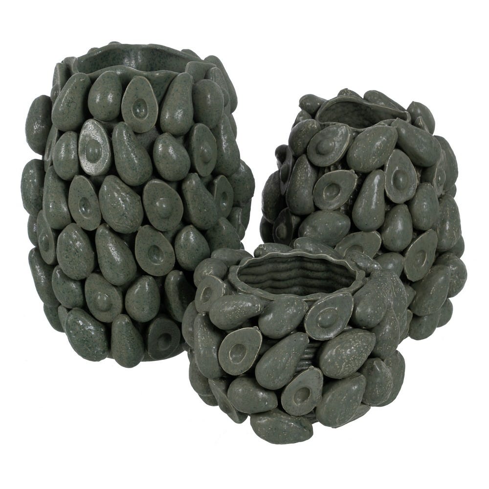 Jarrón Verde Cerámica Decoración 33 x 32,50 x 44 cm - Imagen 2