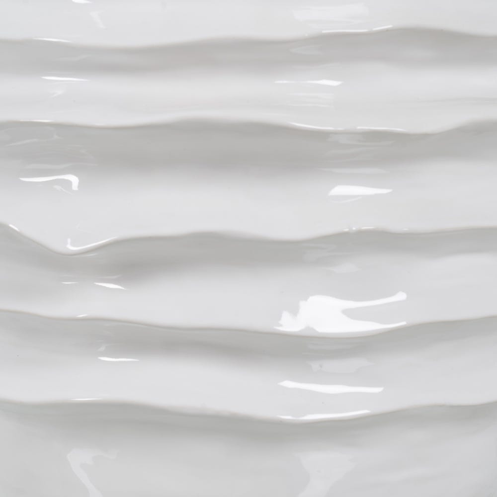 Jarrón Blanco Cerámica Decoración 44,50 x 44 x 46,50 cm - Imagen 5