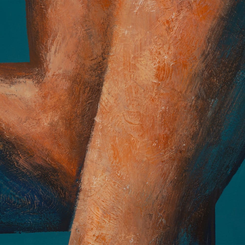 Pintura Abstracto 2/M Lienzo Decoración 70 x 140 cm - Imagen 4