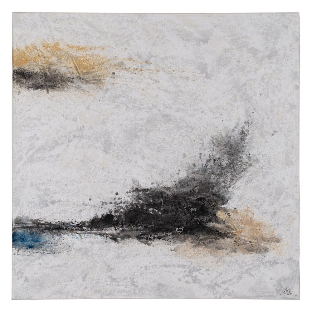 Pintura Abstracto 2/M Lienzo Decoración 100 x 100 cm - Imagen 3