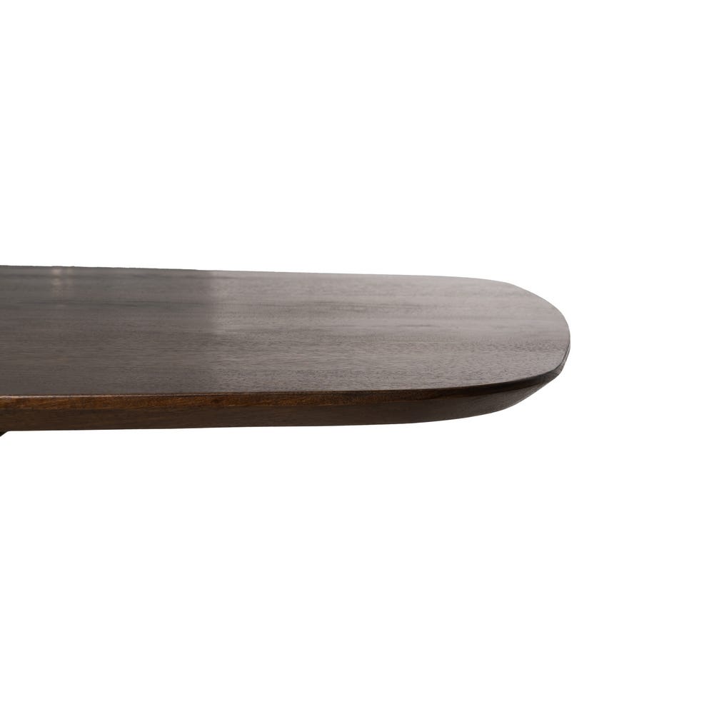 Mesa Comedor Marrón Madera De Mango 200 x 100 x 76 cm - Imagen 5