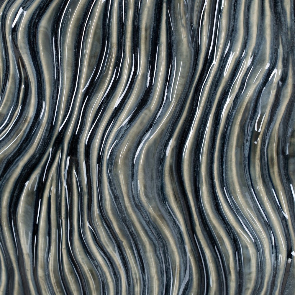 Jarrón Azul Cerámica Decoración 26 x 26 x 31,50 cm - Imagen 5
