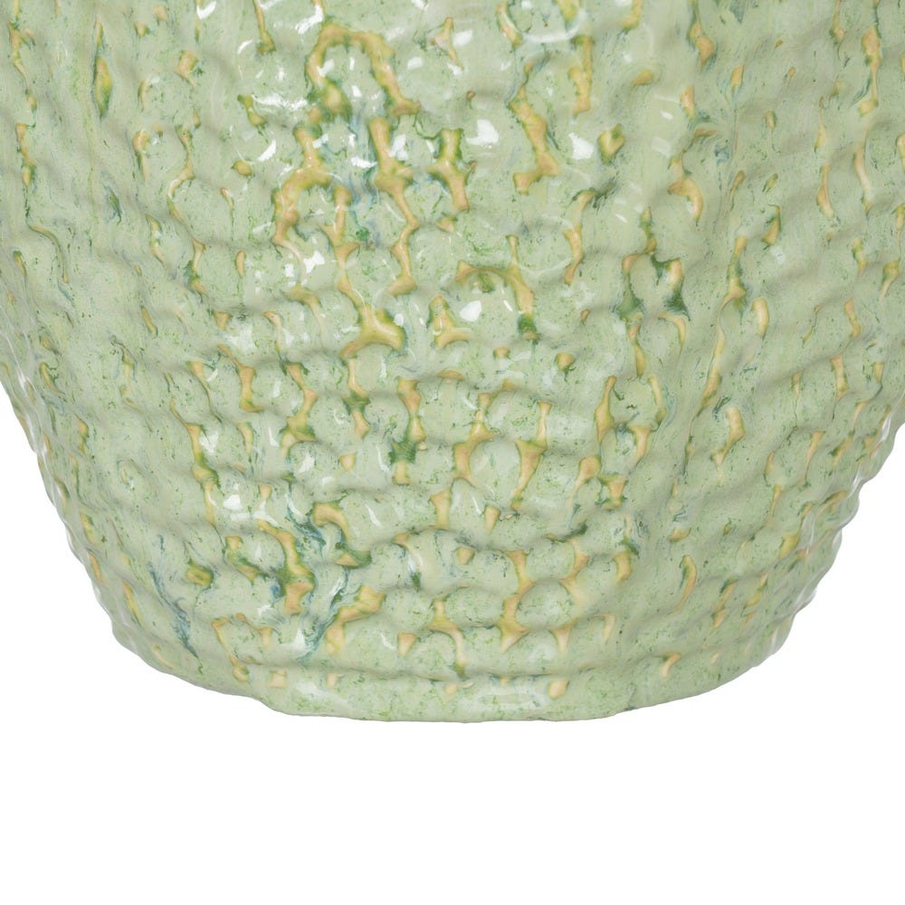 Jarrón Verde Cerámica Decoración 29 x 29 x 33 cm - Imagen 7