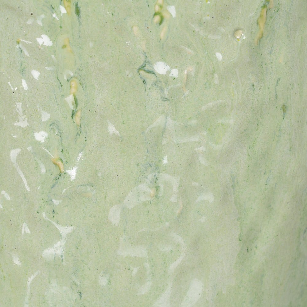 Jarrón Verde Cerámica Decoración 28,50 x 27,50 x 46,50 cm - Imagen 6