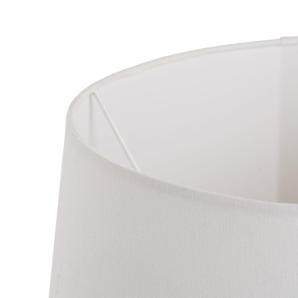 Lámpara Mesa Blanco-Marrón Porcelana 24 x 24 x 50 cm - Imagen 2