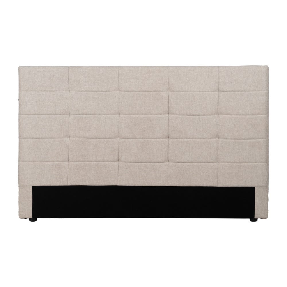 Cabecero Beige Tejido Dormitorio 160 x 8 x 100 cm - Imagen 2
