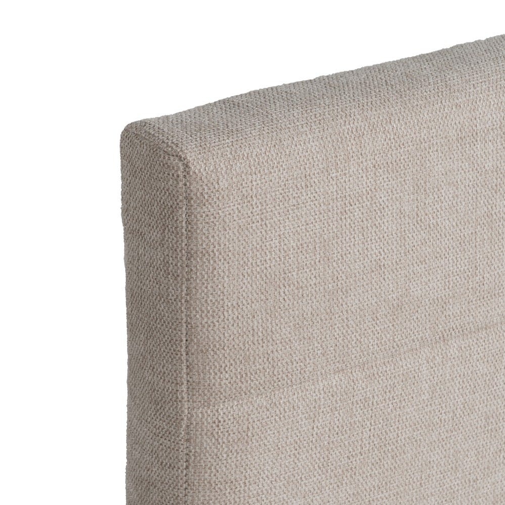 Cabecero Beige Tejido Dormitorio 160 x 8 x 100 cm - Imagen 3
