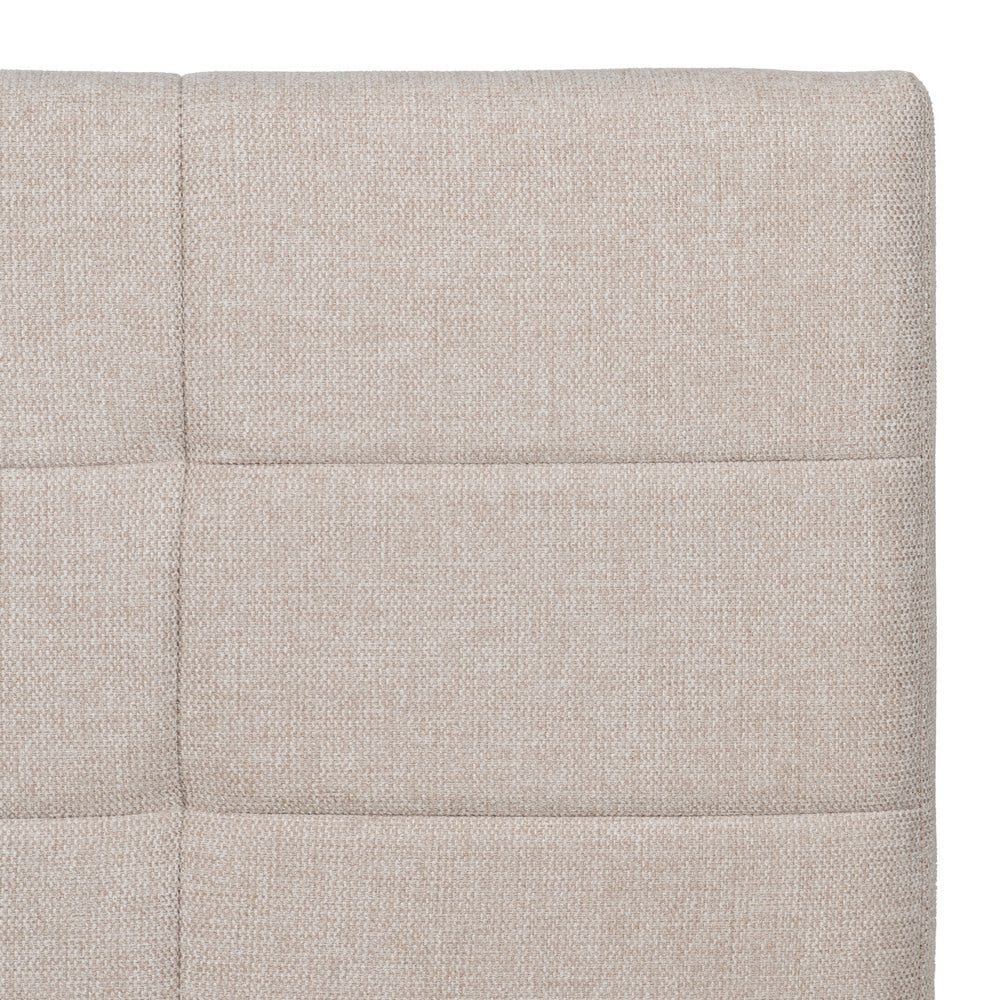 Cabecero Beige Tejido Dormitorio 160 x 8 x 100 cm - Imagen 4