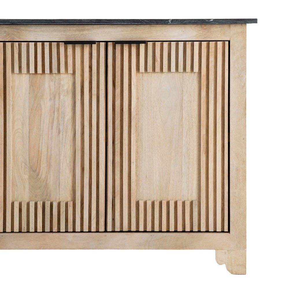 Aparador Madera-Mármol Salón 179 x 57 x 90 cm - Imagen 9