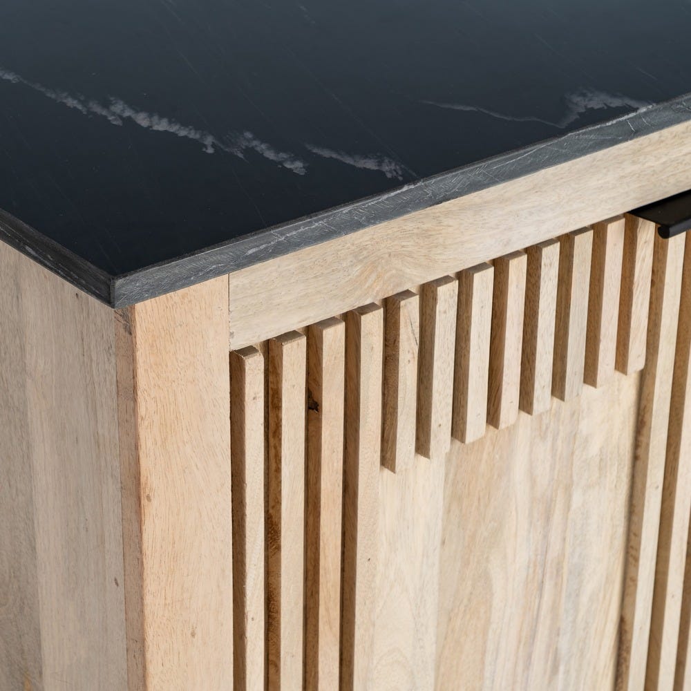 Aparador Madera-Mármol Salón 95 x 57 x 90 cm - Imagen 7