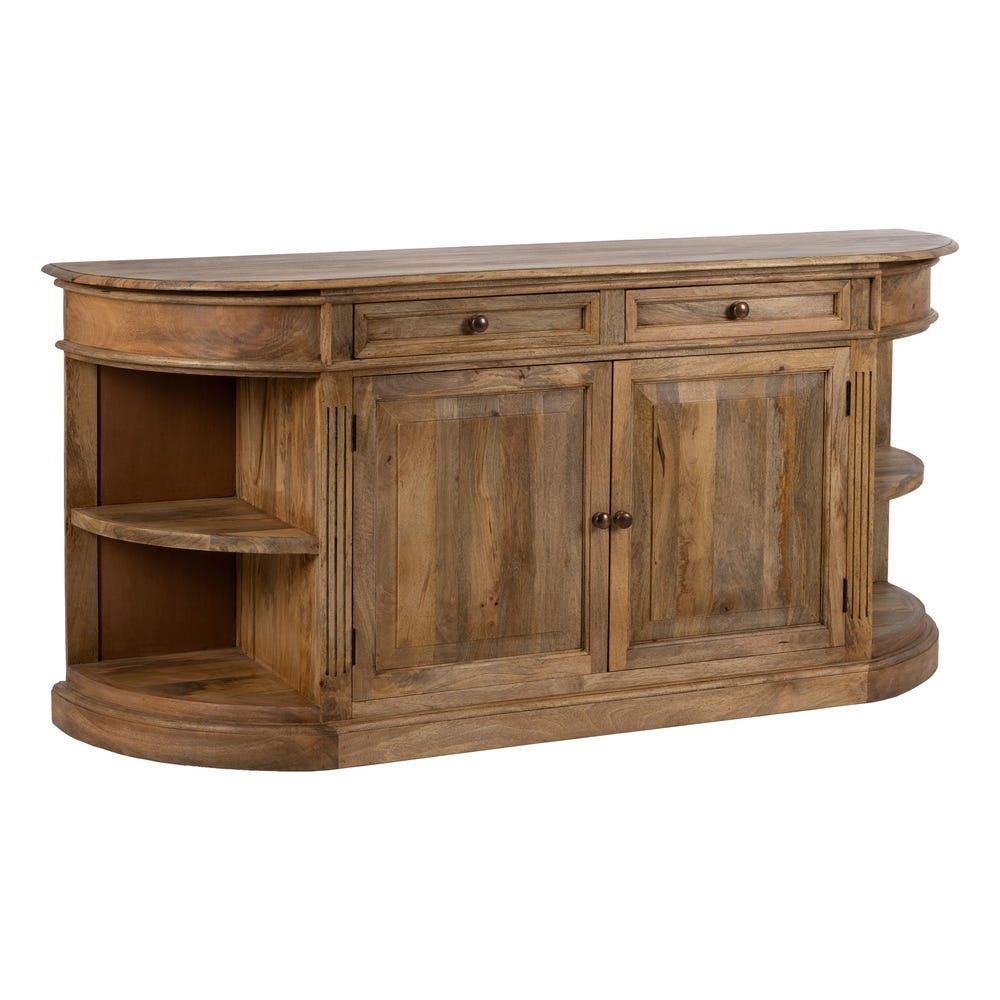 Aparador Natural Madera De Mango Salón 189 x 53 x 88 cm - Imagen 2