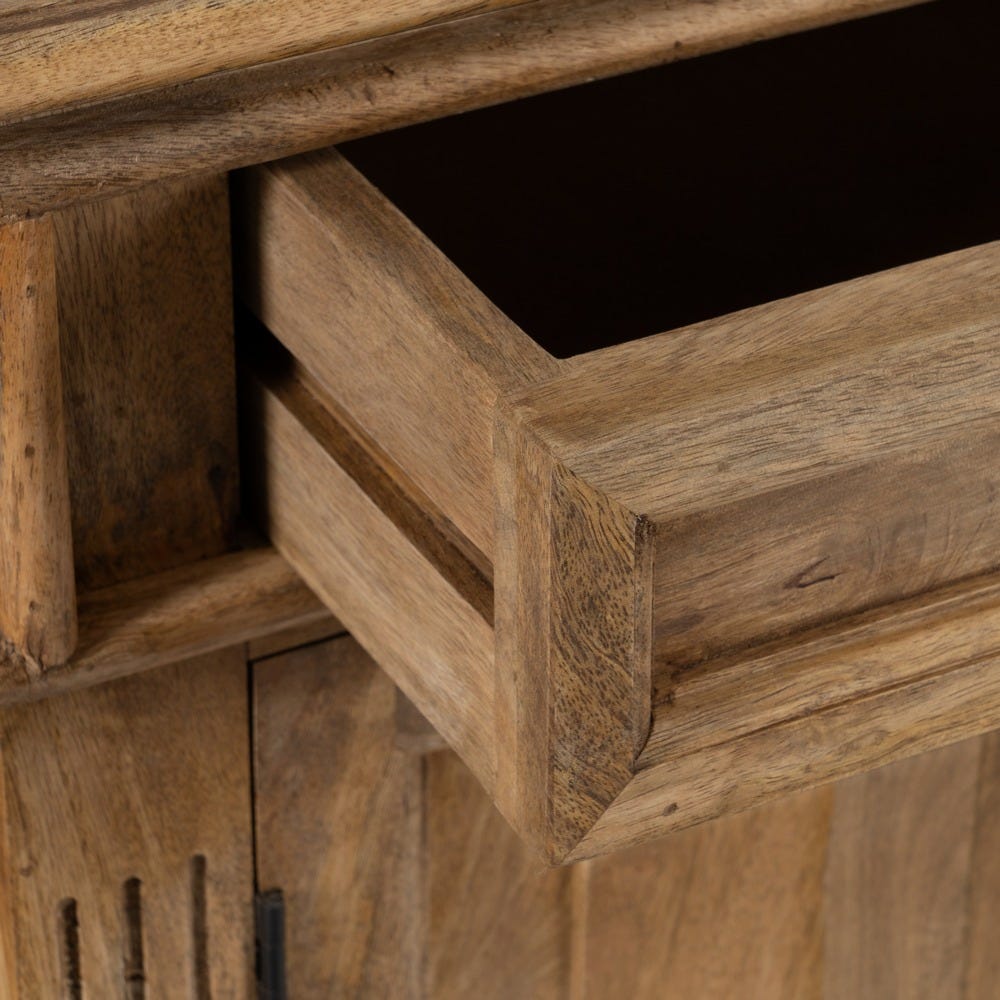 Aparador Natural Madera De Mango Salón 189 x 53 x 88 cm - Imagen 7