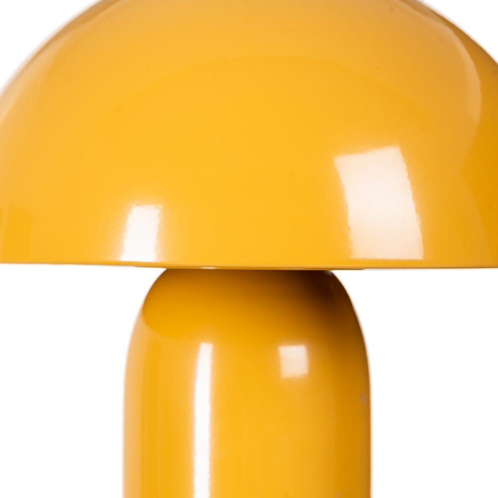 Lámpara Mesa Naranja Metal 20 x 20 x 24,50 cm - Imagen 3