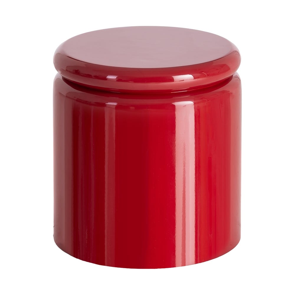 Mesa Auxiliar Lacado Rojo Dm Salón 40 x 40 x 43 cm - Imagen 2