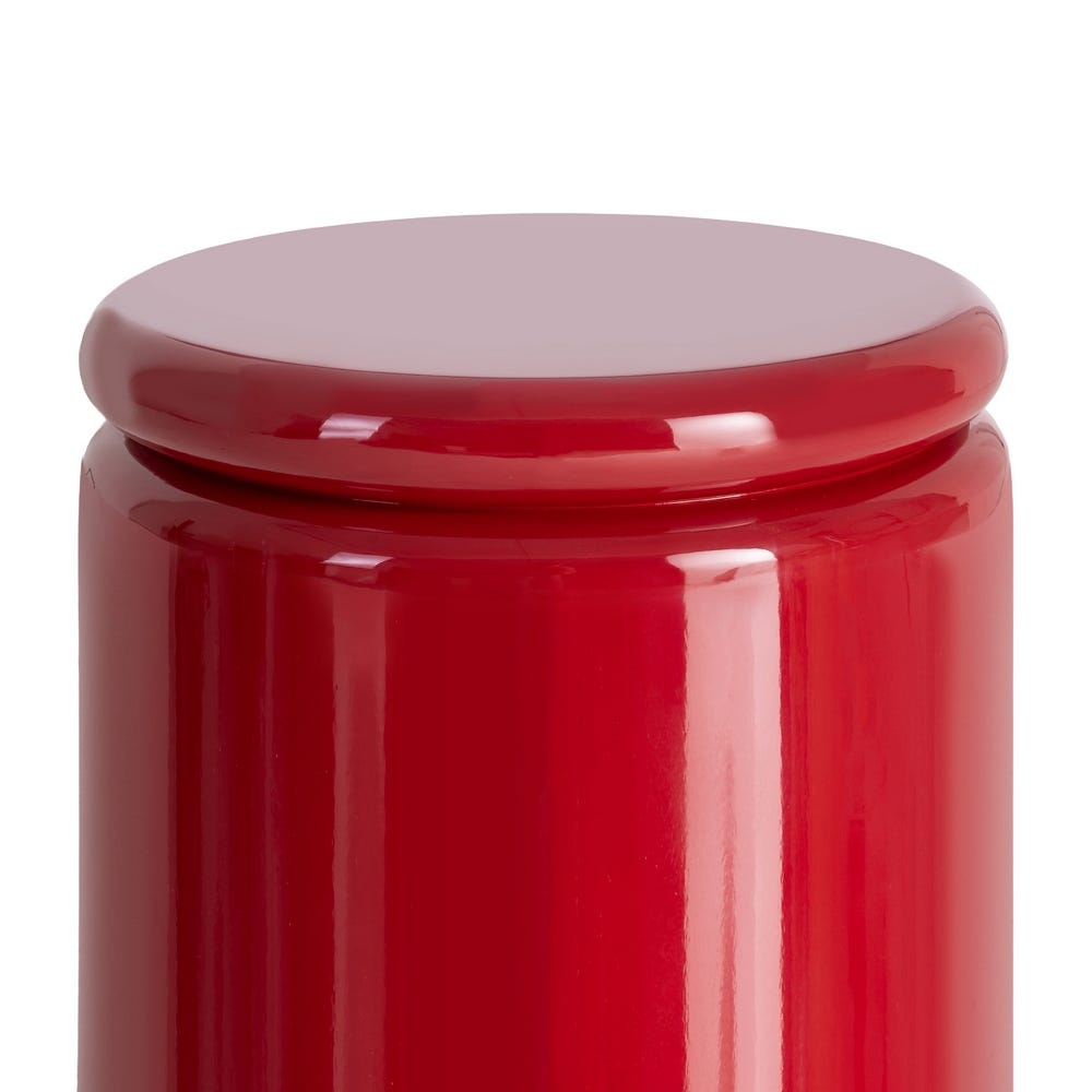 Mesa Auxiliar Lacado Rojo Dm Salón 40 x 40 x 43 cm - Imagen 3
