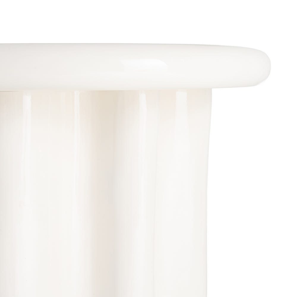 Mesa Auxiliar Lacado Crema Dm Salón 50 x 50 x 50 cm - Imagen 5