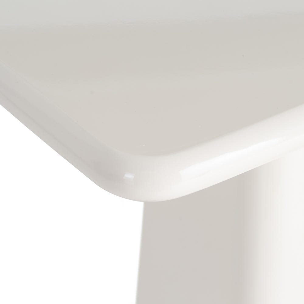 Mesa Auxiliar Lacado Crema Dm Salón 60 x 40 x 61 cm - Imagen 4