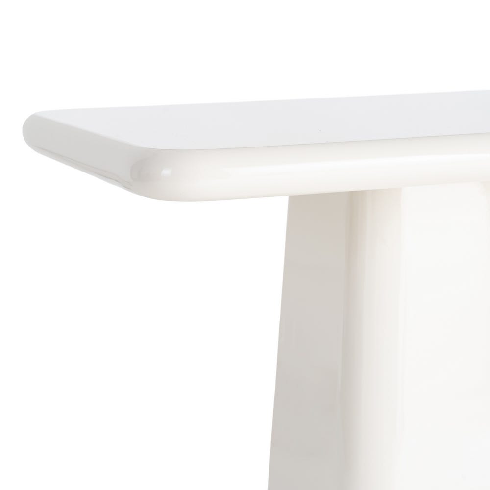 Mesa Auxiliar Lacado Crema Dm Salón 60 x 40 x 61 cm - Imagen 5