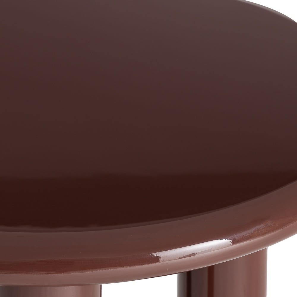 Mesa Auxiliar Lacado Granate Dm Salón 50 x 50 x 50,50 cm - Imagen 6