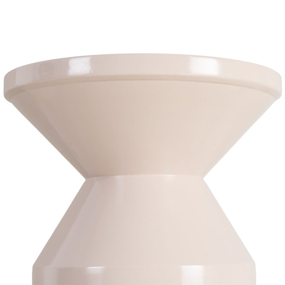 Mesa Auxiliar Blanco Metal Decoración 33 x 33 x 47 cm - Imagen 5