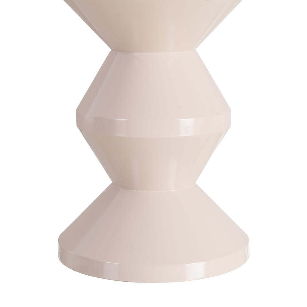Mesa Auxiliar Blanco Metal Decoración 33 x 33 x 47 cm - Imagen 6