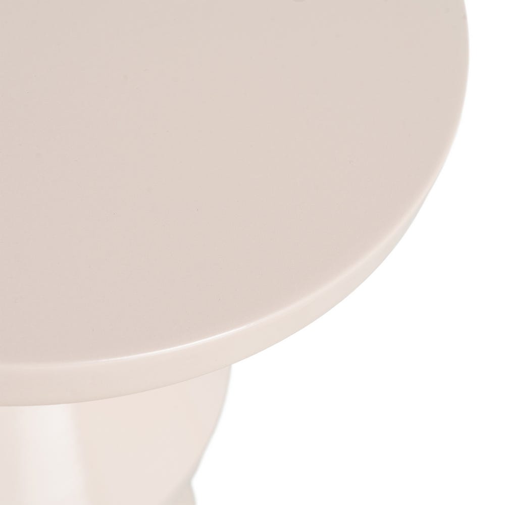 Mesa Auxiliar Blanco Metal Decoración 33 x 33 x 47 cm - Imagen 7