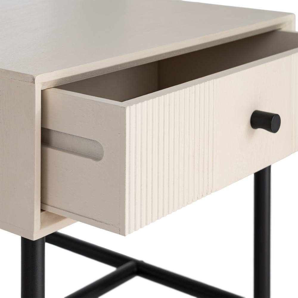 Mesita Crema Dm Dormitorio 40 x 40 x 49,50 cm - Imagen 6