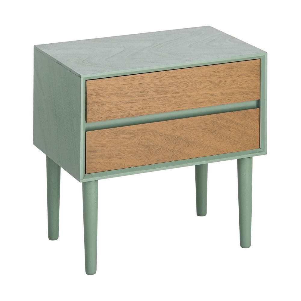 Mesita Verde Dm Dormitorio 50 x 35 x 50 cm - Imagen 2