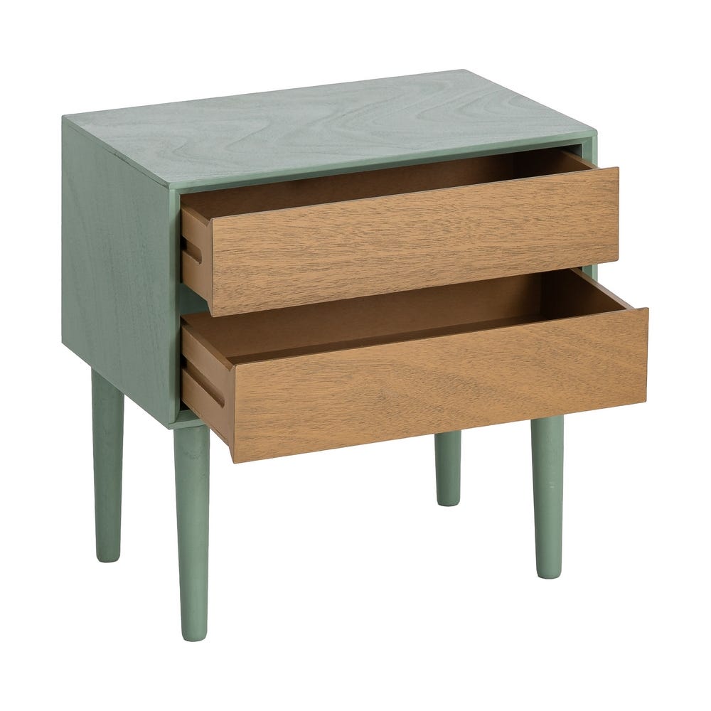 Mesita Verde Dm Dormitorio 50 x 35 x 50 cm - Imagen 3