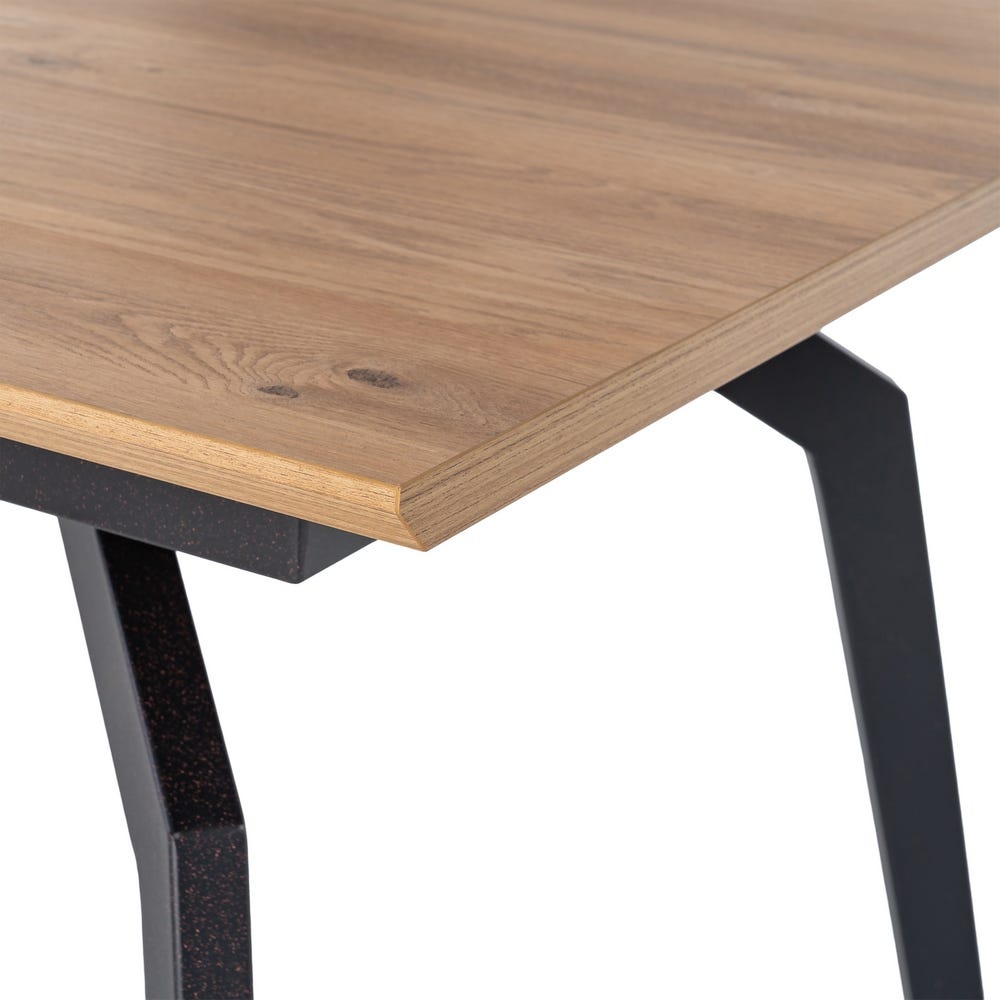 Mesa Extensible Natural Dm-Metal Salón 160 x 90 x 76 cm - Imagen 7