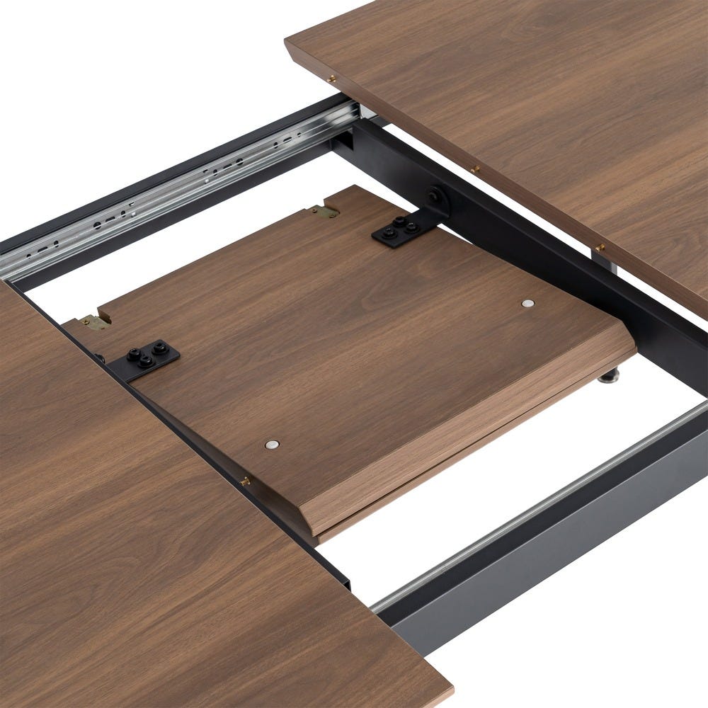 Mesa Extensible Marrón Dm-Metal Salón 160 x 90 x 76 cm - Imagen 3