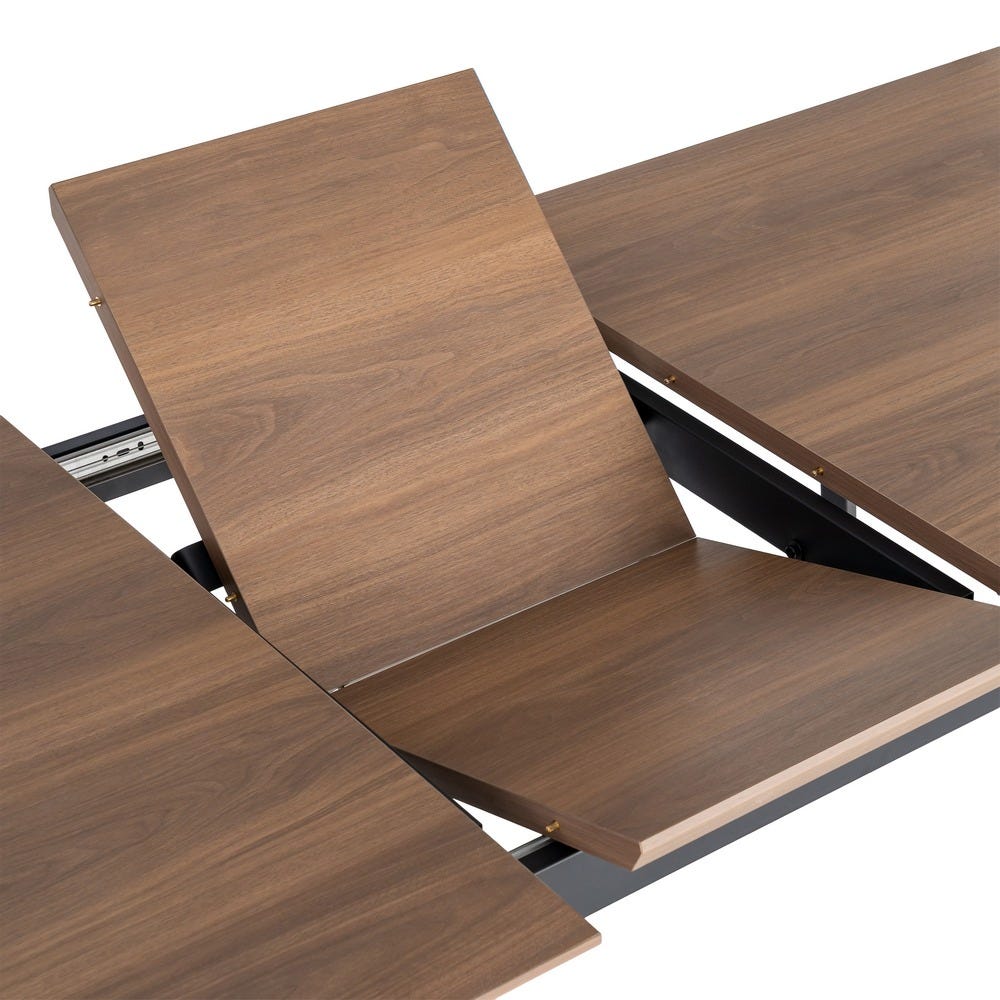 Mesa Extensible Marrón Dm-Metal Salón 160 x 90 x 76 cm - Imagen 4