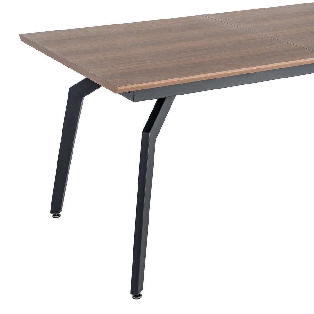 Mesa Extensible Marrón Dm-Metal Salón 160 x 90 x 76 cm - Imagen 6