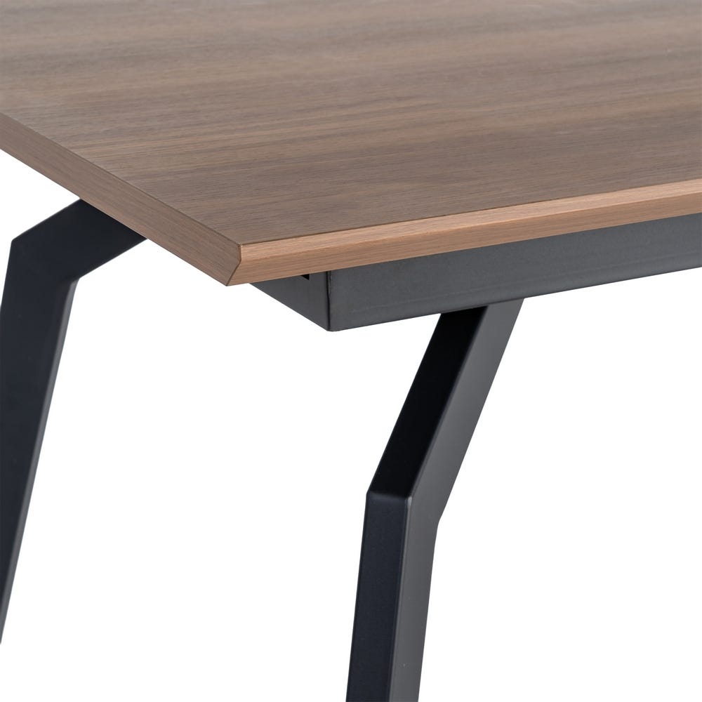 Mesa Extensible Marrón Dm-Metal Salón 160 x 90 x 76 cm - Imagen 7