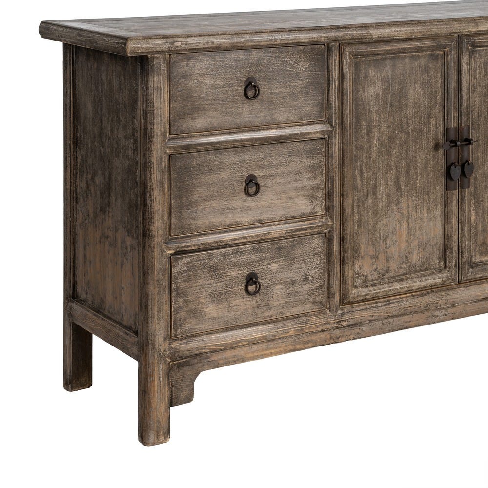 Aparador Madera De Pino Salón 180 x 44 x 86 cm - Imagen 5