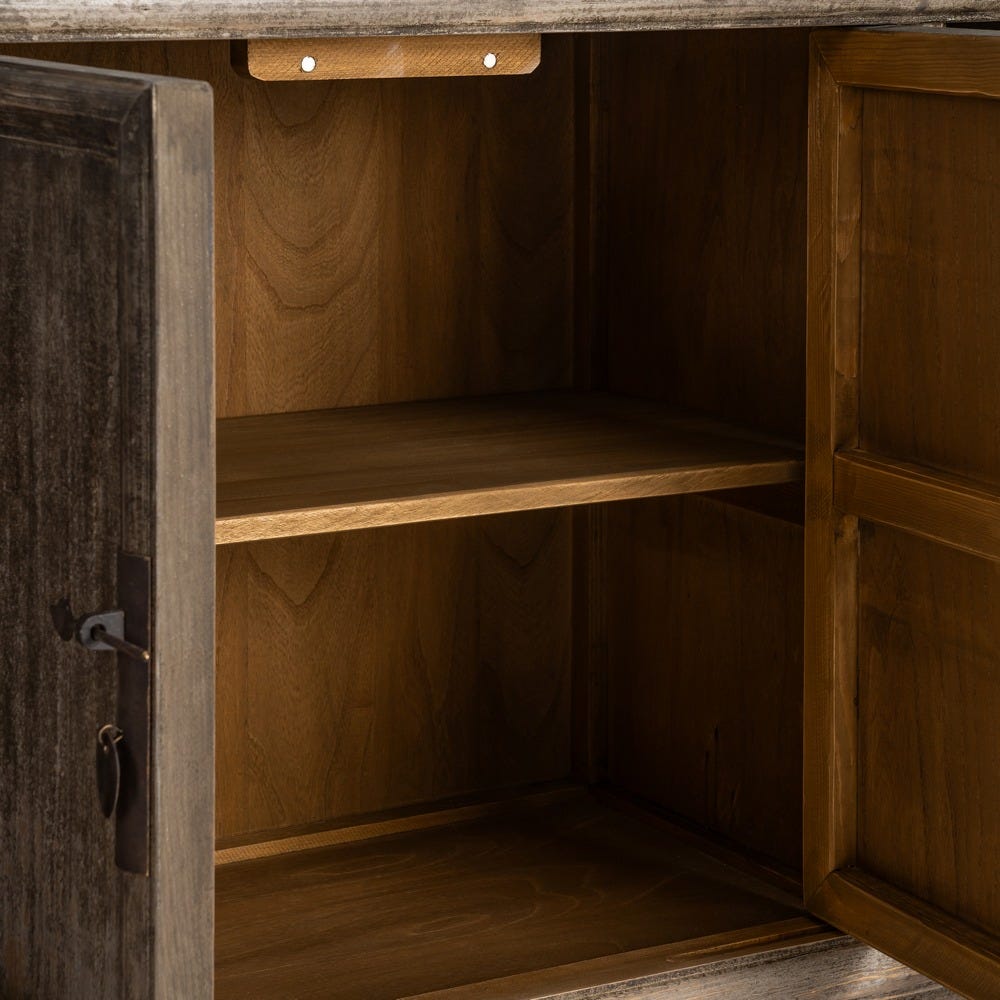 Aparador Madera De Pino Salón 180 x 44 x 86 cm - Imagen 6