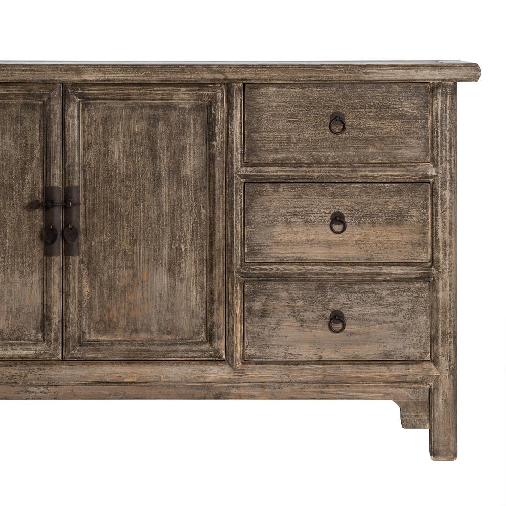 Aparador Madera De Pino Salón 180 x 44 x 86 cm - Imagen 8