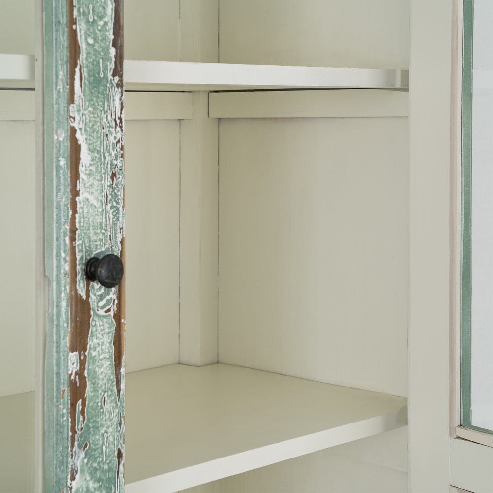 Vitrina Madera Reciclada Salón 101 x 44 x 216 cm - Imagen 7