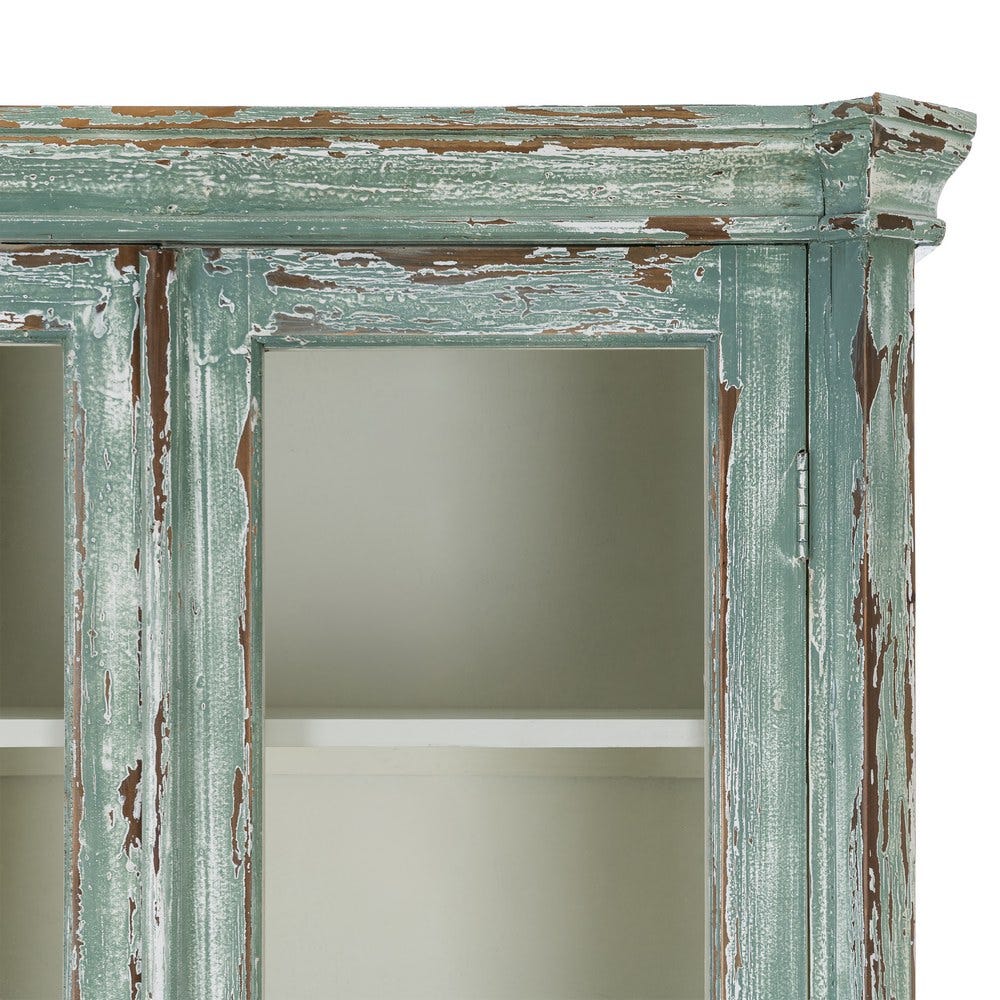 Vitrina Madera Reciclada Salón 101 x 44 x 216 cm - Imagen 8