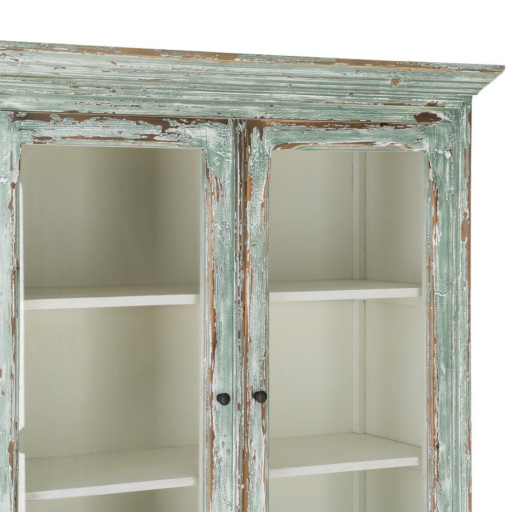 Alacena Madera Reciclada Salón 120 x 47 x 218 cm - Imagen 4