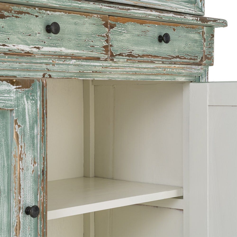 Alacena Madera Reciclada Salón 120 x 47 x 218 cm - Imagen 7