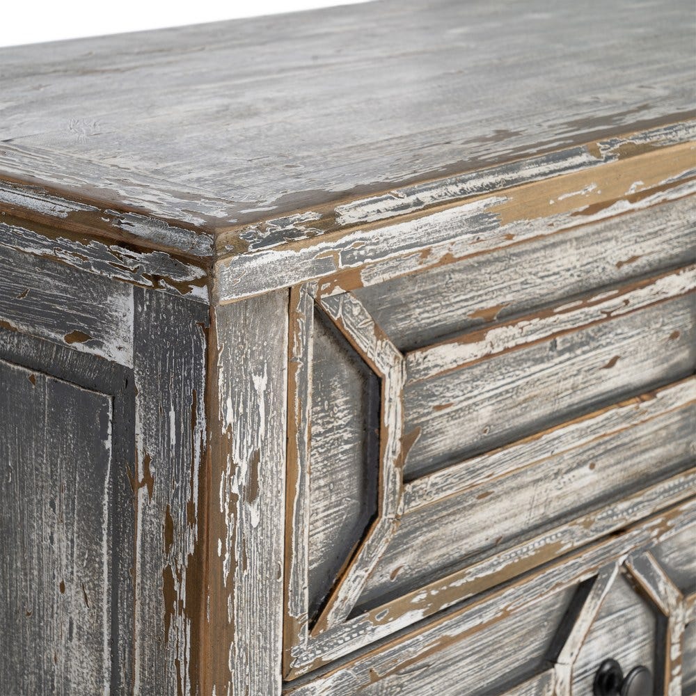 Aparador Madera Reciclada Salón 180 x 45 x 80 cm - Imagen 5