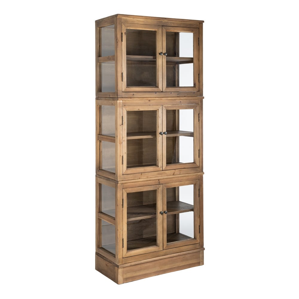 Vitrina Madera Reciclada Salón 80 x 40 x 201,50 cm - Imagen 2
