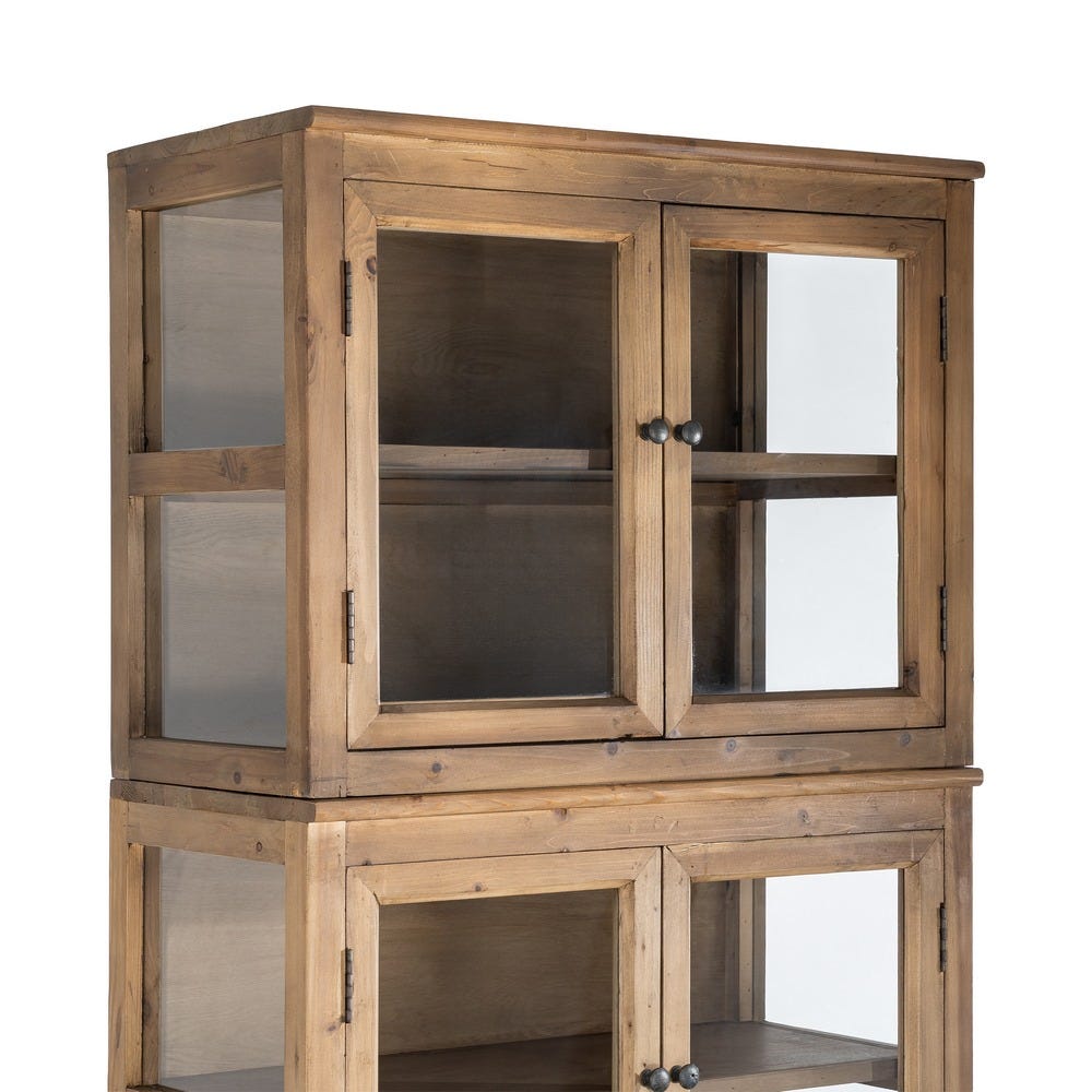 Vitrina Madera Reciclada Salón 80 x 40 x 201,50 cm - Imagen 4