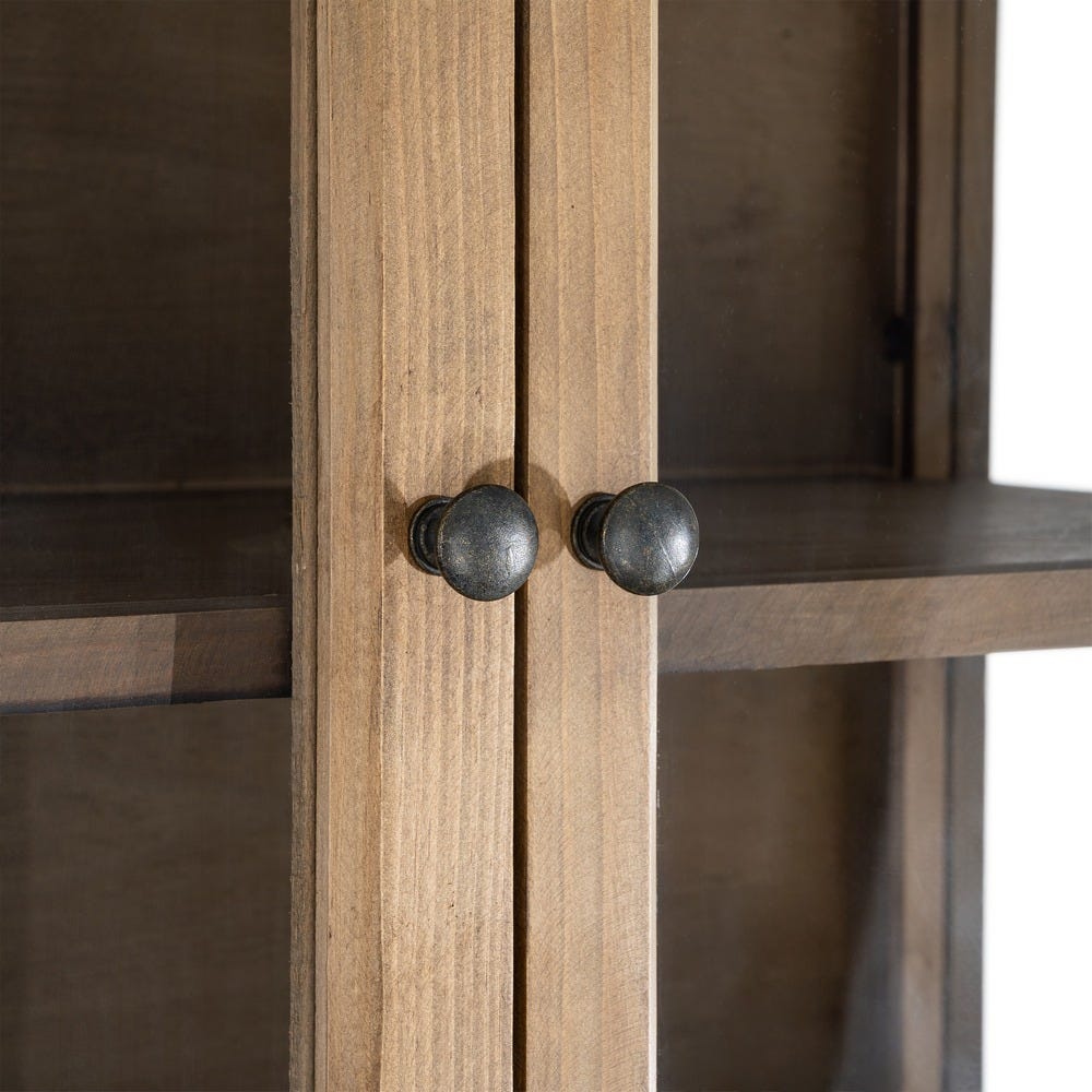 Vitrina Madera Reciclada Salón 80 x 40 x 201,50 cm - Imagen 7