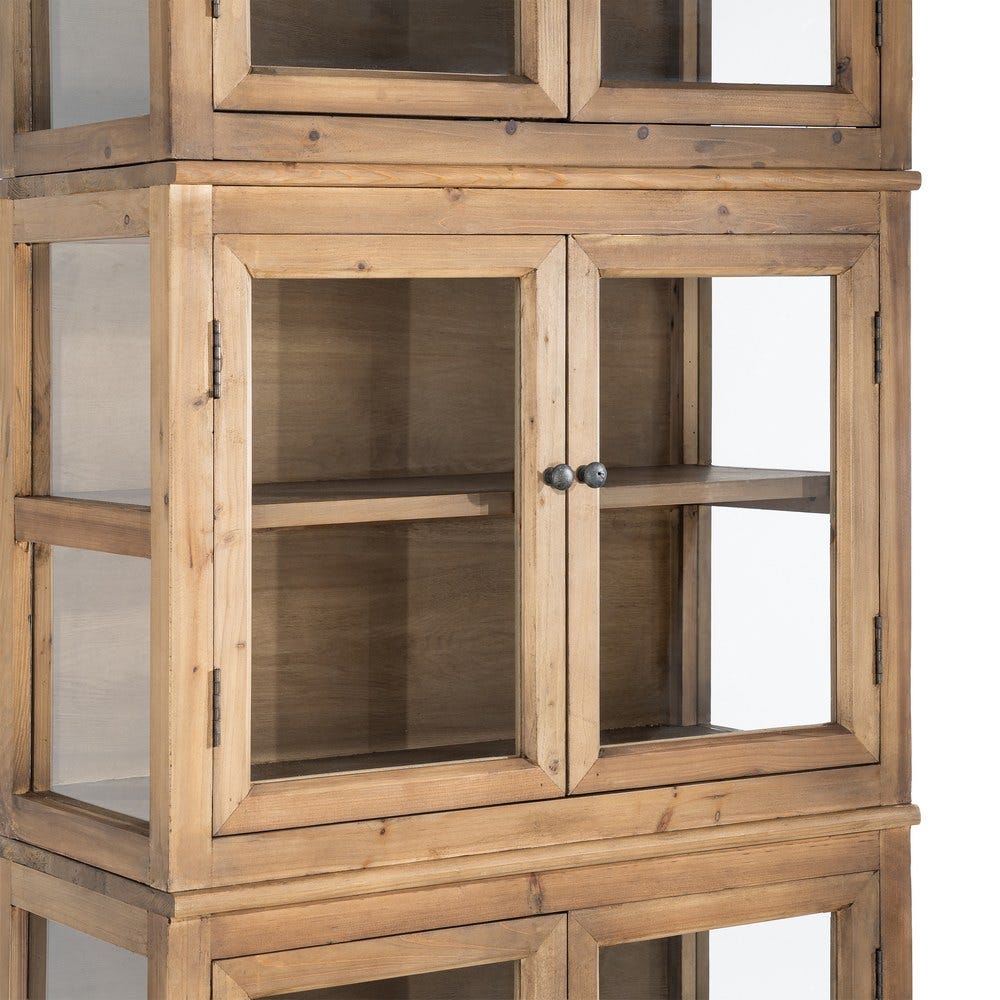 Vitrina Madera Reciclada Salón 80 x 40 x 201,50 cm - Imagen 9