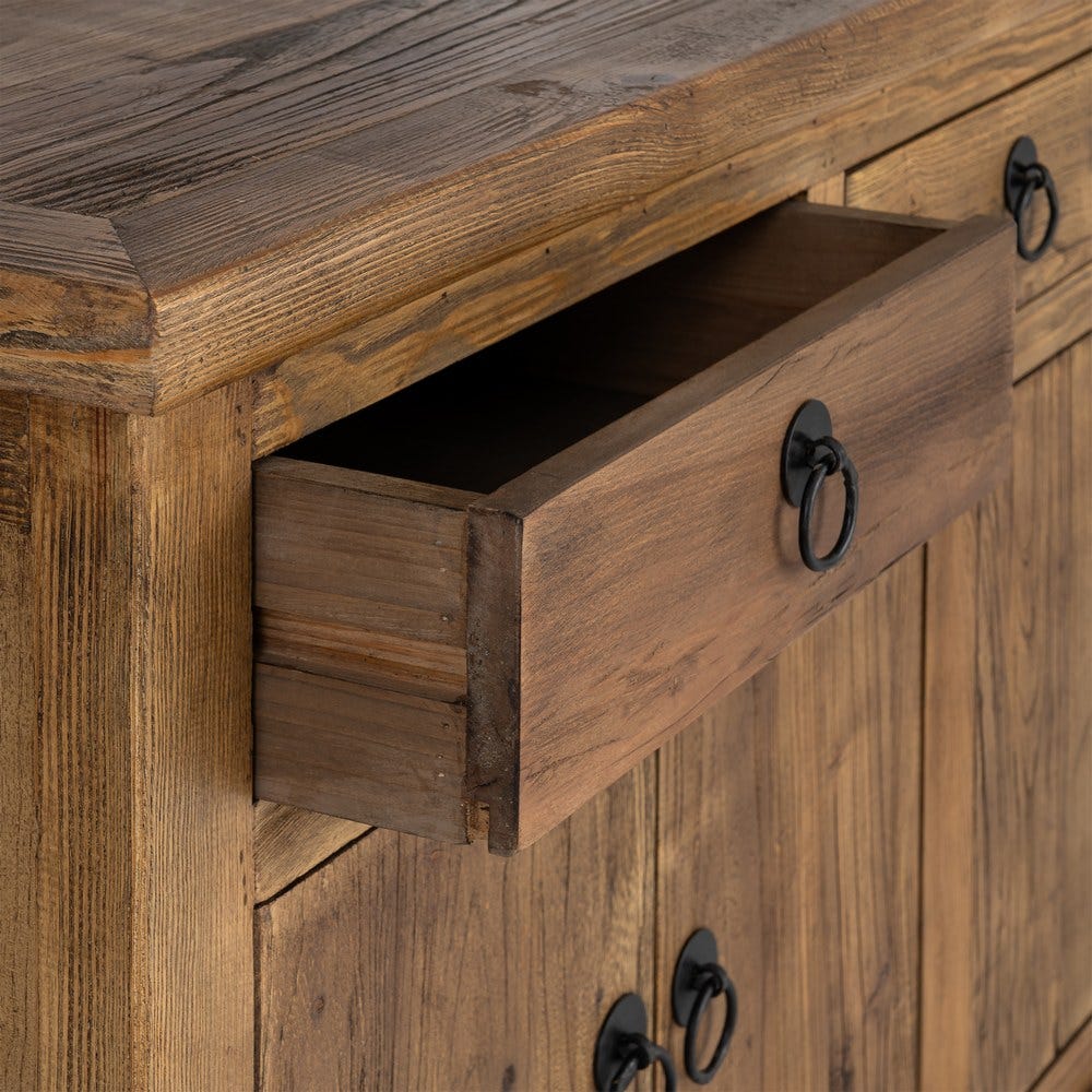Aparador Madera Reciclada Salón 190 x 50 x 80 cm - Imagen 6